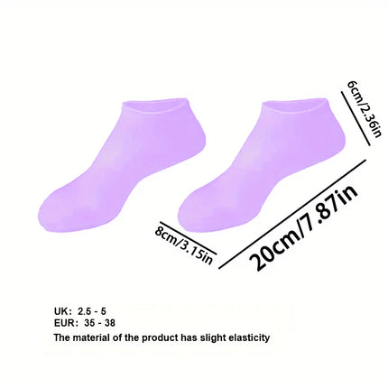 Moisturizing Foot Socks,silicone Socks For Dry Cracked Feet Women's Foot Socks For Moisturizing,featuring Massage - product i