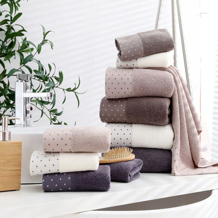 70x140cm Large Size 100% Cotton Towel Shower Bath Towel for Beach Hotel High Quality and Absorbent Soft Non-shedding Adult Towel