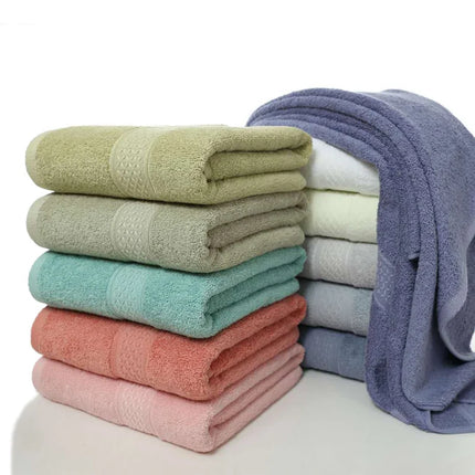 100% Cotton Thickened High-Quality Cotton Bath Towel Super Absorbent Large Bath Towel Comfortable Towel Bathroom Travel Towel