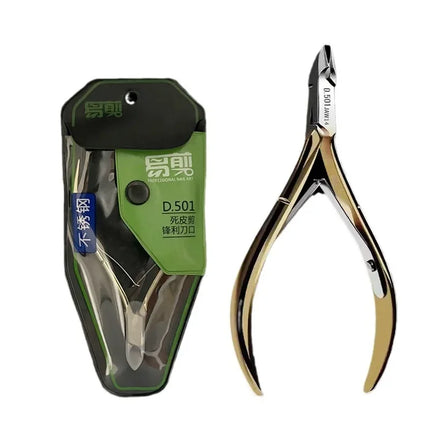 D501 Blade Fingernail Toenail Cuticle Nipper Trimming Stainless Steel Nail Clipper Cutter Cuticle Scissors Plier Manicure Tools