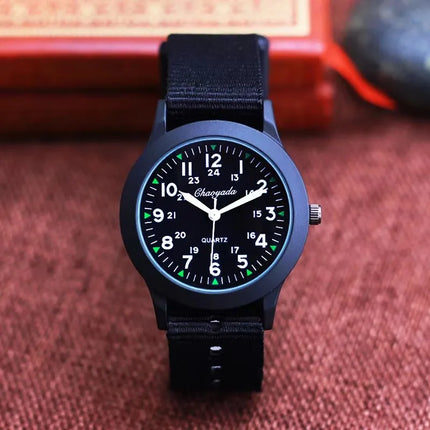 2026 Famous Brand Chaoyada High Quality Fashion Children Boys Girls Students Man Canvas Breathable Sweat-proof 24hours Watches