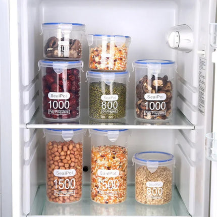 1pc Grain Storage Tank Plastic Grain Storage Box Food Storage Jar Airtight Tank Container Home Kitchen Organizer