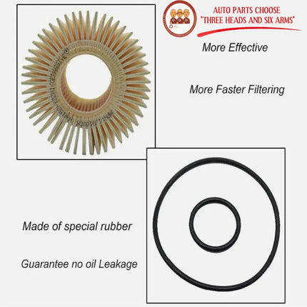 118 Oil Filter Kits for Toyota Avalon Camry Highlander RAV4 Sienna Tacoma Venza Lexus 04152-YZZA1 04152-31090