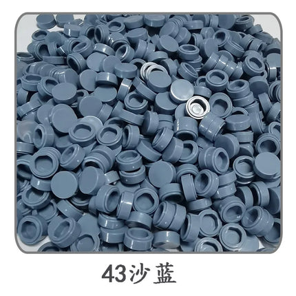1000pcs/lot Tile 1x1 Round 98138 Special Brick MOC Building Block Small Particle Bricks Parts Compatible with 98138 LOGO Toys