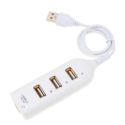 High-Speed Mini USB 2.0 Hub 4-Port with Power Adapter, Powered USB Splitter Multi Port Expander for PC Laptop - product image
