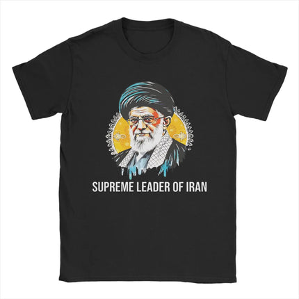 Graphic Printing We Love You Ayatollah RIP 1939-2026 IRAN Ali Khamenei  T Shirt For Unisex  Cotton Tee Shirt Short Sleeve Tops