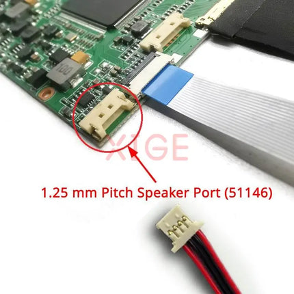Universal Laptop 8 Ohm 2 Watt Small Horn Speaker Amplifier PH2.0 Or PH1.25 4 Pin Connector Cable For Our Controller Motherboard