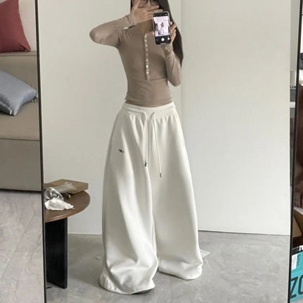 Y2K Black Striped Women Cargo Pants Korean Fashion Wide Leg Baggy Trousers Streetwear Autunm Harajuku Hip Hop Oversized Loose