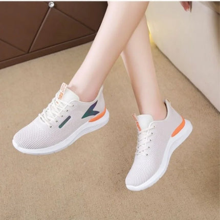 Lightweight Breathable Women's Running Shoes – Casual Athletic Sneakers for Spring Autumn, Comfortable Fitness Walking and Trail