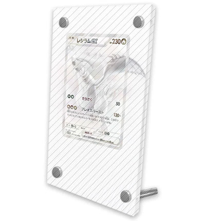 Pokemon Display Cards PTCG Reshiram Zekrom Charizard Espeon Latias SV11 151 Anime Game Expand Art Gifts Acrylic Protective Case