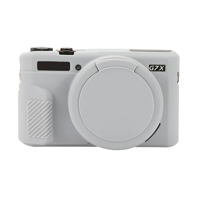 High Quality Soft Silicone Case For Canon PowerShot G7 X Mark II / G7X II / G7X2 Camera Protective Shell with Lens Cover