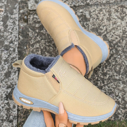 Men Women Unisex Super Warm Winter Snow Boots Thick Sole Arctic Insulated Ankle Boots Heat Lock Lining Solid Outdoor Footwear