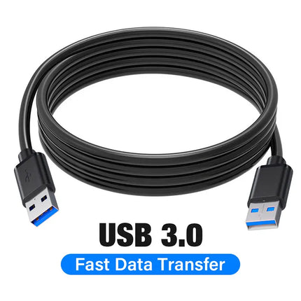 High quality 0.5/5 M USB Extension Cable 3.0 Data Cord For Laptop TV SSD USB 3 0 Male to Male  Computer Camera Printer Connector