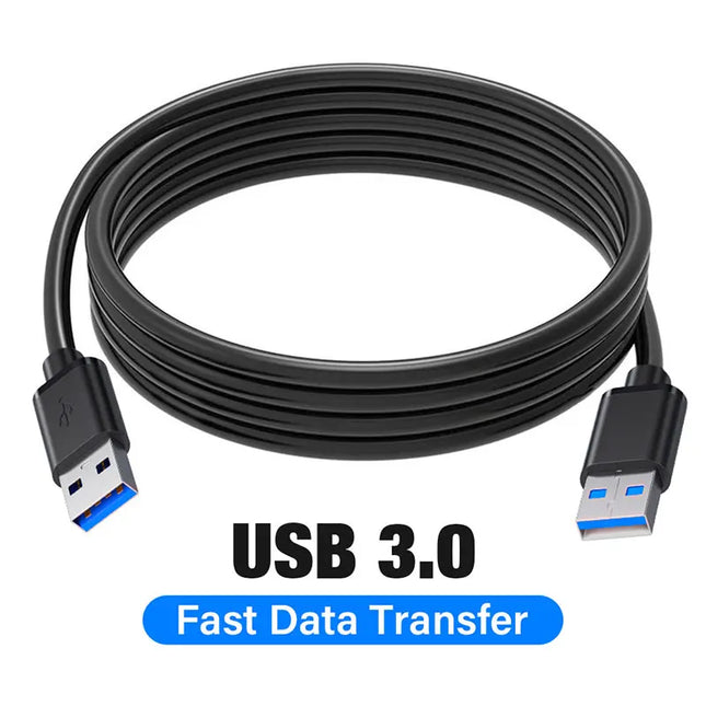 High quality 0.5/5 M USB Extension Cable 3.0 Data Cord For Laptop TV SSD USB 3 0 Male to Male  Computer Camera Printer Connector