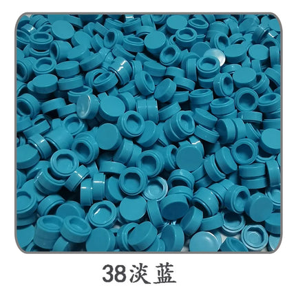 1000pcs/lot Tile 1x1 Round 98138 Special Brick MOC Building Block Small Particle Bricks Parts Compatible with 98138 LOGO Toys