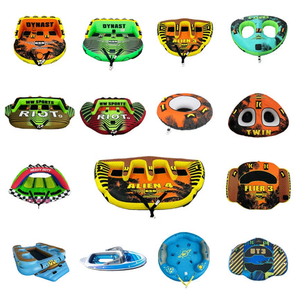 400cm Inflatable PVC Thickened Inflatable 6 Person Island Floating Bed Inflatable Yacht Floating Boat For Water Sports