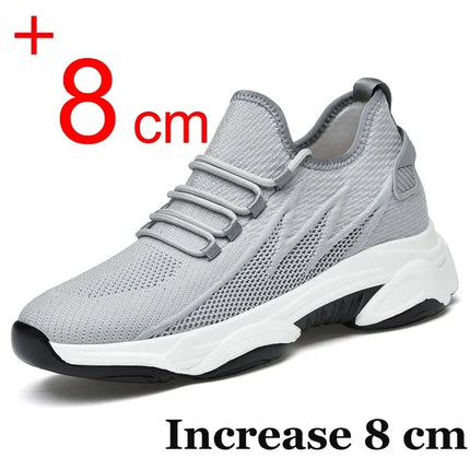 Increasing Men Sneakers Casual Heightening Shoes 8cm Height Increase Shoes for Summer Breathable 6cm - product image 10