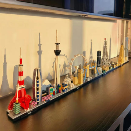In stock Berlin Venice Tokyo London Shanghai San Francisco Chicago City Building Blocks Adult Children Toys Gifts