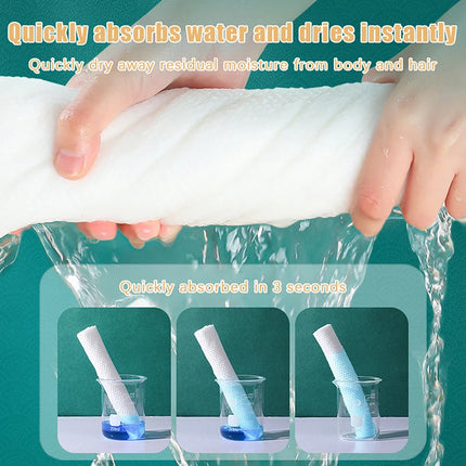*10Pcs 30*70CM Disposable Compressed Towel Large Thickened Bath Towels Travel Hotel Bath Washable Towels Face Cleansing Towels