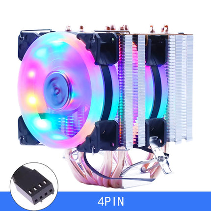 x99 Processor Cooler 6 Heat Pipes Cpu Cooler For Intel Lga 2011-V3 1700 1151 AM4 AM3 4PIN PWM IWONGOU Hurricane Air Cooler Cpu