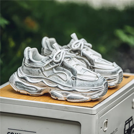 Platform Sneakers Men Breathable Casual Shoes For Men Summer Sport Shoes Male Street Style Shoes Male