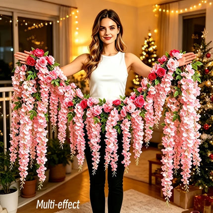Hanging Flower Vines - artificial flowers for wall (photo 1 of 6)