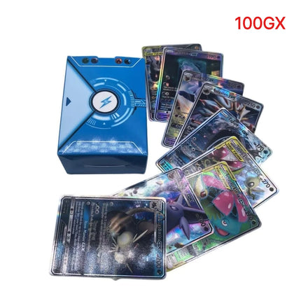 100pcs Pok é mon Card Pok é mon Card Full Flash Card English Version 100 Rare Card Game Battle
