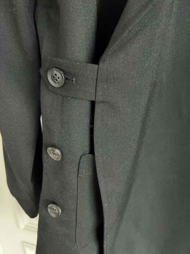 TOP-YAMAMOTO Original Design, originelle multifunktionale dekonstruierte lässige Wolljacke, Mantel im Yamamoto-Stil