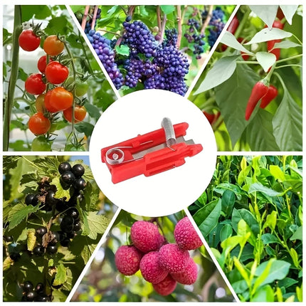 1pc Thumb and Finger Gardening Scissors - Ergonomic Green Plant Trimming Tool with Sharp Blades for Precise Pruning of Vegetable