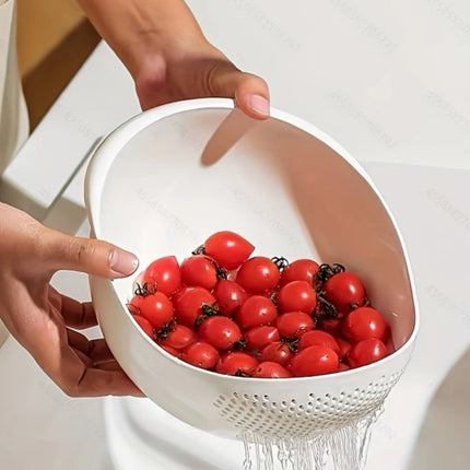1 Piece Of Rice Drainage Basket Rice Filter Fruit And Vegetable Drainage Sieve Kitchen Supplies Small Tools - product image f