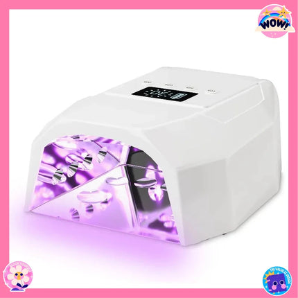 L Rechargeable Fast Cure UV LED Nail Lamp Manicure Dryer for Salons Use