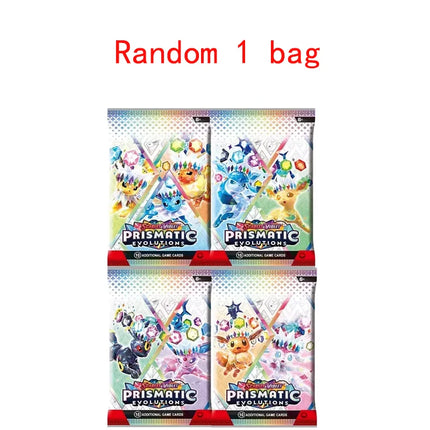 360Pcs Pokemon Card Prismatic Evolutions Scarlet Violet 151 Surging RIVALITES English Booster Pokemon Battle Transaction Card