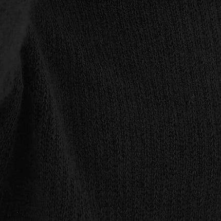 Women's Black Oversized Boat Neck Knit Sweater Casual Slouchy Pullover Comfortable Fashion Top for Autumn Winter
