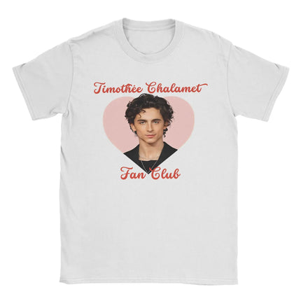 Harajuku T Shirt Beach Timothee Chalamet American Actor Hip Hop T Shirts Pure Cotton Tee Shirt for Men Y2K Short Sleeve Clothes
