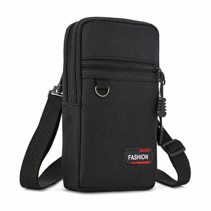 Mobile Phone Case Pouch Waist Bag Multifunction Outdoor Casual Men Waist Pack Small Bag Single Shoulder Crossbody Bag Coin Purse
