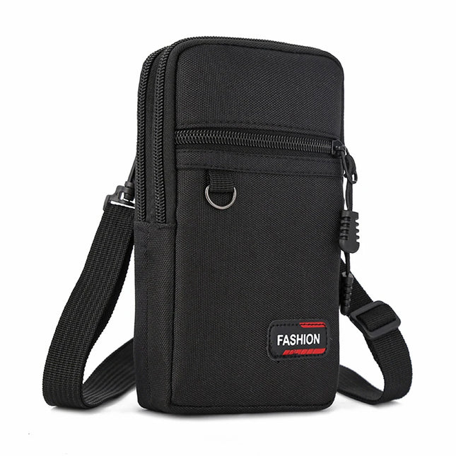 Mobile Phone Case Pouch Waist Bag Multifunction Outdoor Casual Men Waist Pack Small Bag Single Shoulder Crossbody Bag Coin Purse
