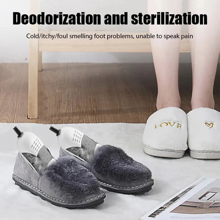 New Electric Shoes Dryer Deodorizer with Heat Dehumidifier Device Foot Warmer Heater Eliminate Odor UV Shoe Drying Household