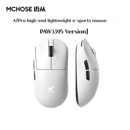 MCHOSE A7 Pro Ultra Series 8000Hz Wireless Gaming Bluetooth Mouse 2.4G PAW3395 Esport Cordless PC Laptops Accessories