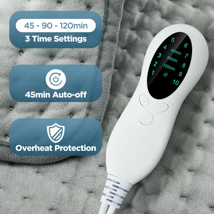 30*60/40*76/50*100cm Electric Heating Pad 10 Heating&3 Timer Winter Blanket Warming for Waist Adbomen Shoulder Menstrual Period