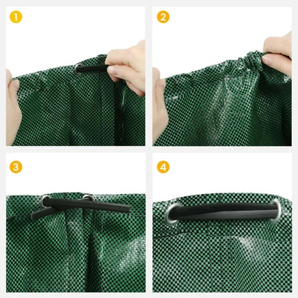 Four-step guide for inserting the top rim support hoop
