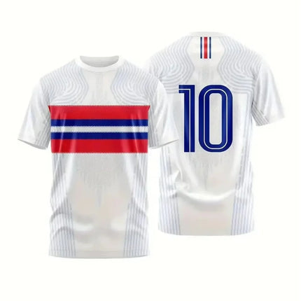 Outdoor sports T-shirt football jersey 3d Printing Summer Leisure Dry Quickly Men's T-Shirt Children's Clothing Tee Y2k Woman
