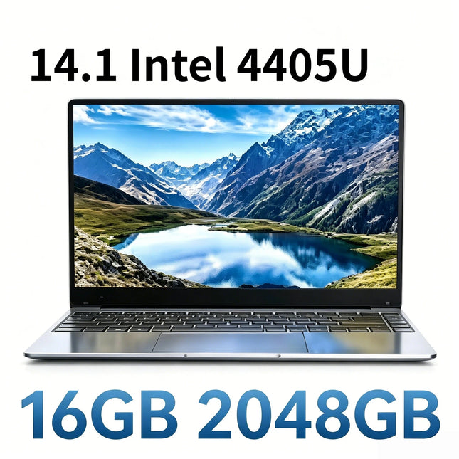 Slim Ultra 14.1 Inch Laptop Intel Pentium 4405U 2.1GHz 2C4T 16GB DDR4 2TB SSD 1920x1080 Gaming Office - product image 8