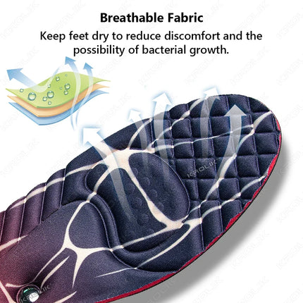 1 Pair Acupressure Invisible Height Increase Insole for Men Women Heel Lifting Foot Magnetic Massage Pain Relief Shoe Pads