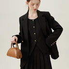 Black Blazer Coat / M