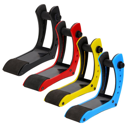 Electric Guitar Support Stand Holder Acrylic Clamp Sponge Pads 6 Position Height Adjustable Vertical Guitar Rack Stand