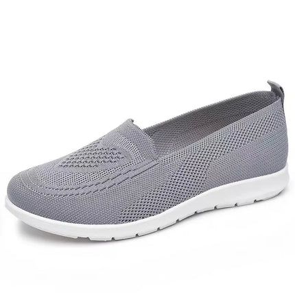 Comfortable casual women's shoes spring and summer breathable fabric uppers solid colors low-cut design soft and outdoor walking