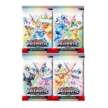 360Pcs Pokemon Card Prismatic Evolutions PHANTASMAL FLAMES Scarlet Violet 151 Black Bolt English Booster Battle Transaction Card