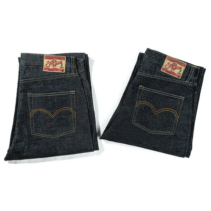 Okonkwo Men's 15oz Selvedge Jeans Straight Leg For Denim Enthusiasts Denimheads