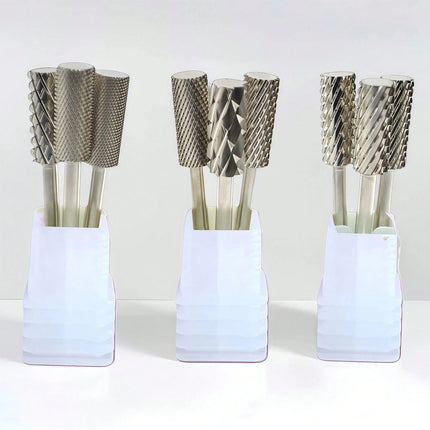 1pc Tungsten Steel 5.35mm Barrel Shaped Nail Drill Bit for Nail Art Accessories