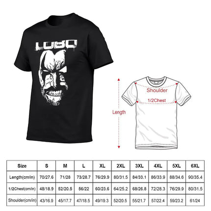 Lobo T-Shirt customs summer clothes new edition plain white t shirts men